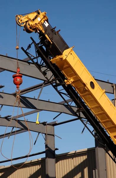 Crane Booms Construction Site — Stock Photo © Jerryb7 7802209