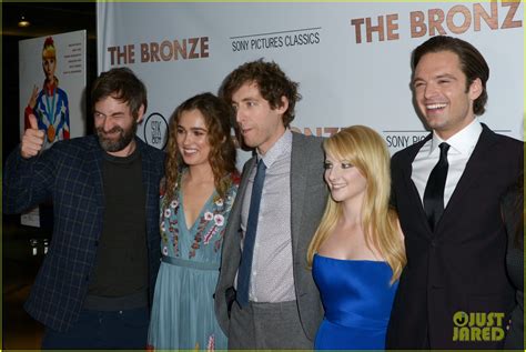 Sebastian Stan And Melissa Rauch Get Support From Big Bang Theory Cast At The Bronze Premiere
