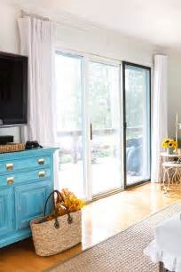 Due to a door's tempered glass being manufactured to shatter into tiny pieces as opposed to dangerous shards, it's easy for anyone to break it and enter without injury. How to Make Extra Wide Drapes for Sliding Glass Doors ...