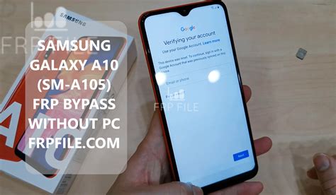 supports limited samsung generations if you are facing samsung black screen and worried about losing your precious data, then don't panic. Samsung Galaxy A10 (SM-A105) FRP Bypass without PC - FRP FILE