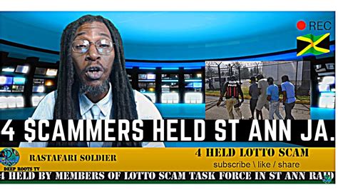 four jamaican men were apprehended by members of the lotto scam task force in st ann on