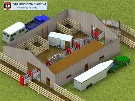 Barn Design Layout Cattle Ranching Cattle Facility