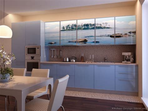 Modern Blue Kitchen Cabinets Pictures And Design Ideas