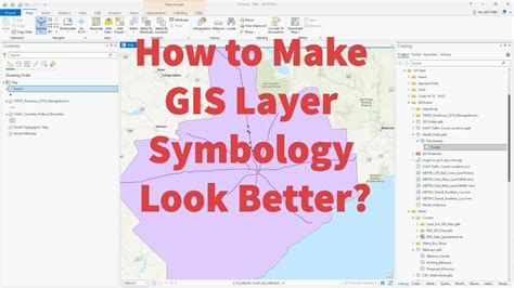 How To Make Gis Layer Symbology Look Better Using Arcgis Pro Youtube