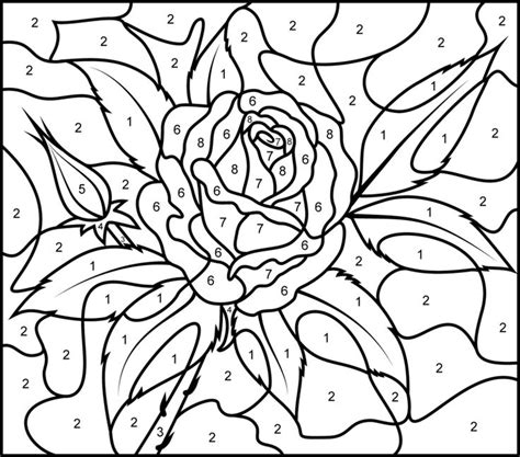 Color By Numbers Coloring Page Ideas Coloring Page Color By Numbers