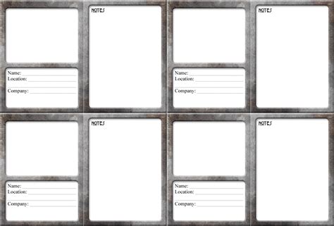 6 Best Images Of Printable Blank Playing Cards Template Printable Blank Playing Cards Playing
