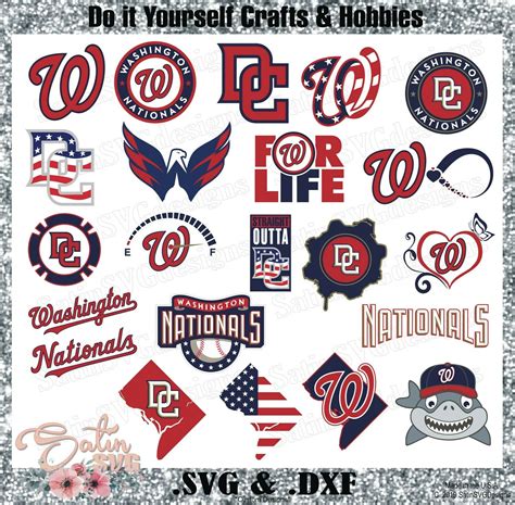 Washington Nationals New Custom Mlb Designs Svg Files Cricut