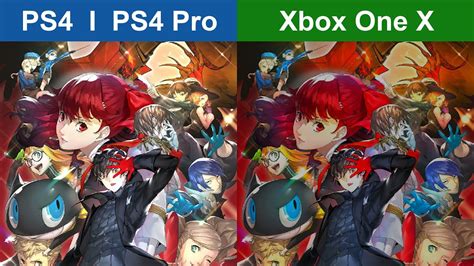 Persona 5 Royal Ps4 Vs Xbox One X Graphics Comparison Youtube