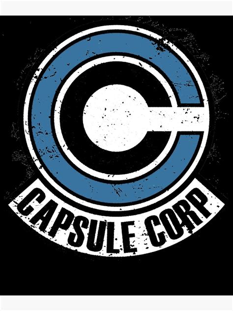 Capsule Corp Poster For Sale By Starkcaria Redbubble