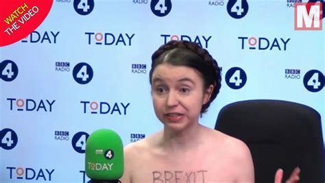 Brexit Naked Economist Leaves BBC Host Stunned By Stripping Off Live On Air Mirror Online