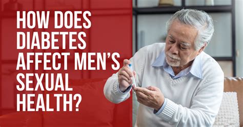 How Does Diabetes Affect Mens Sexual Health