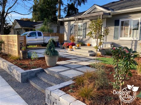 Modern Landscape Design For Kenton Neighborhood Front Yard Landscape
