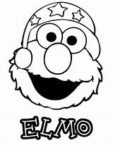 Elmo Coloring Face Printable Hat Christmas Colouring Abc Cool Library Clipart Coloringhome Template sketch template