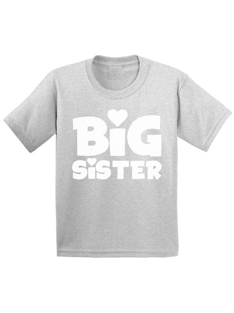 Awkward Styles Big Sister Youth Shirt Lovely T Shirts For Girls Cute Girls Clothing Big Sister