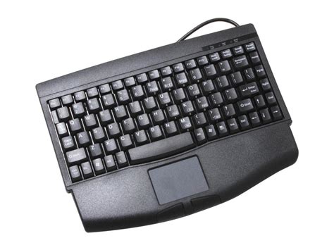 Solidtek Kb 540bu Black Usb 88 Keys Mini Keyboard With Touchpad Built