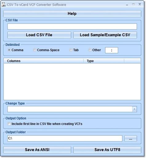 Csv To Vcard Vcf Converter Software Download For Free