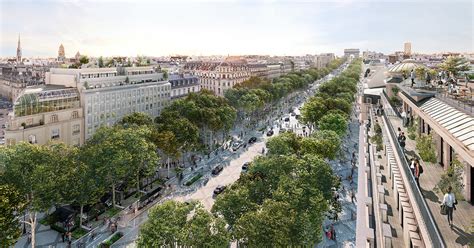 paris to turn champs élysées into extraordinary garden after 2024