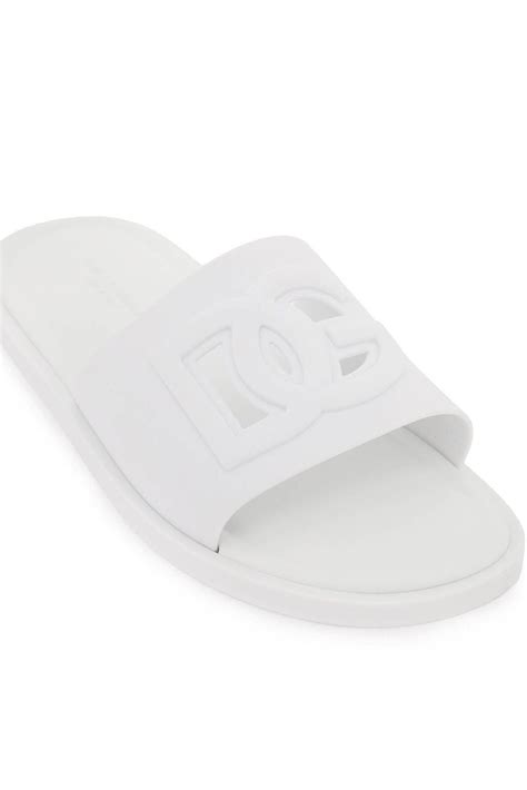 Dolce And Gabbana Dg Rubber Slides Eu 40 Men Ebay