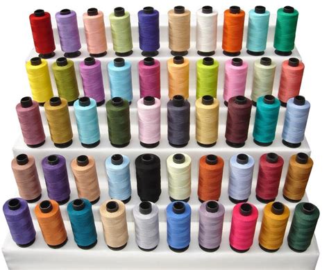 100 Pure Cotton Sewing Thread 50 Spools 500 Yards Each In Sewing