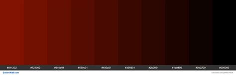 Shades Xkcd Color Brick Red 8f1402 Hex Farbpalette Colorswall