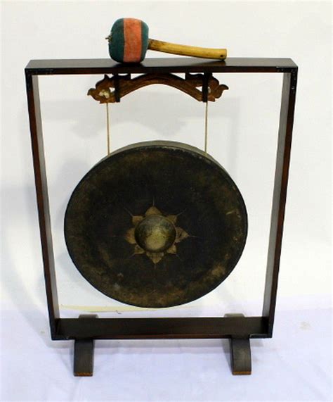 Dragon Gong With Mallet Dinner Gongs Sundries