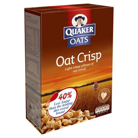 Quaker Oats Oat Crisp Cereal Oats Quaker Cereal Brands Cereal Diet