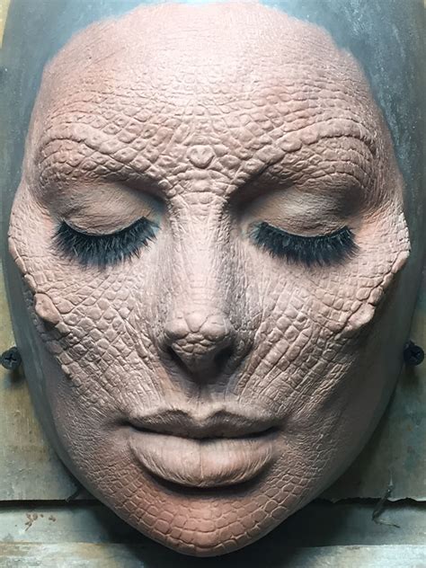 Female Mermaidreptilian Sculpt In Clay Prosthetic Makeup Special