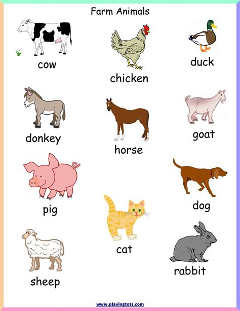 Pin On Farm Animals Worksheets