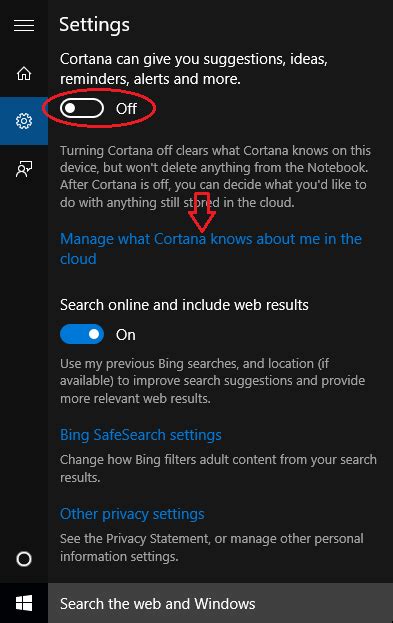 How To Disable Microsoft Edge With Cortana Lmopm