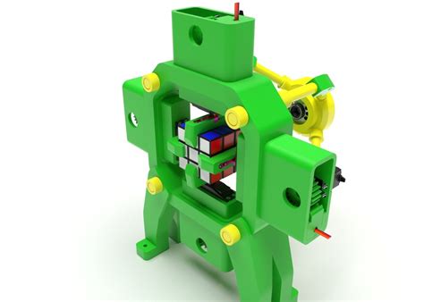 Fully 3d Printed Rubiks Cube Solving Robot By Otvinta3d Thingiverse