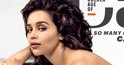 Emilia Clarke Goes Topless As She S Named Esquire S Sexiest Woman Alive