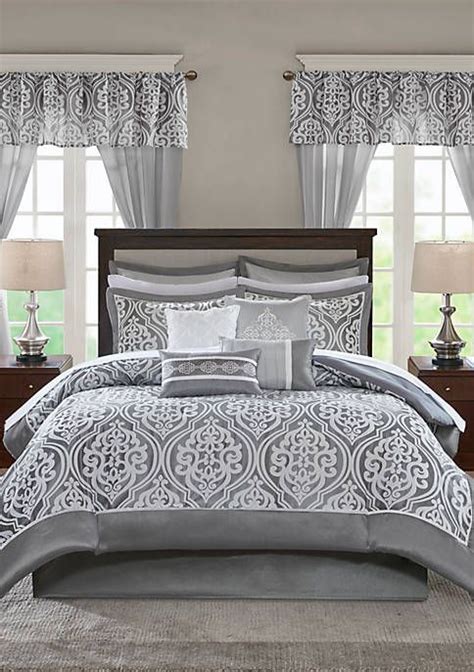 24 piece bedroom in a bag. Madison Park Madison Park Essentials Jordan 24-Piece Bed ...