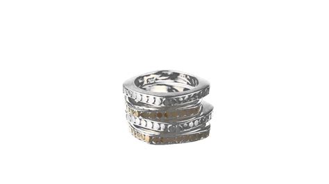 Anna Beck Set Of 4 Multi Disk Stackable Rings SKU 8490103 YouTube