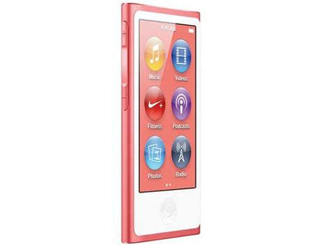 Ipod Nano 16gb Rosa Tela 25 Apple Multi Touch Rádio Fm E Bluetooth