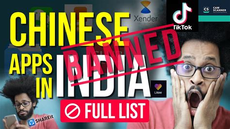 Chinese Apps Banned By Indian Govt TikTok Cam Scanner Shareit UC