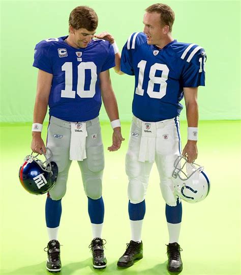 Eli And Peyton Manning Ole Miss Football But Football New York