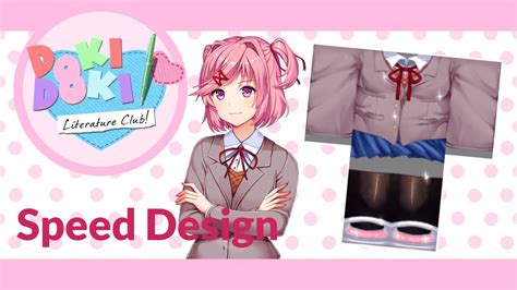 Roblox Doki Doki Literature Club Cosplay Speed Design Youtube