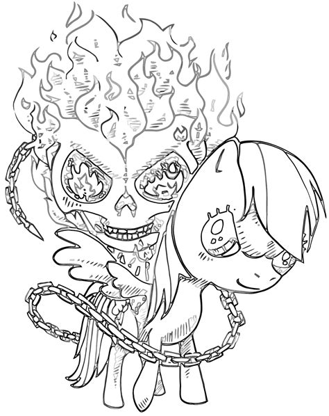 Where does the story of ghost rider come from? Ghost Rider coloring pages | Coloring pages to download ...