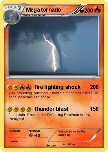 Feel free to share news, reviews … Pokémon Mega tornado - fire lighting shock - My Pokemon Card