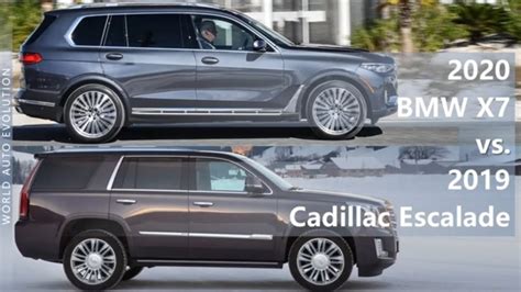 2020 Bmw X7 Vs 2019 Cadillac Escalade Technical Comparison Youtube