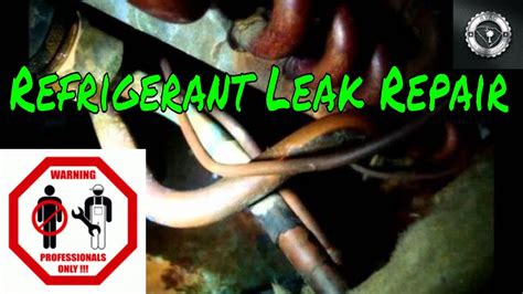 Hvac Refrigerant Leak Repair Youtube