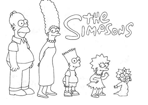 Marge Simpson Para Colorear Y Pintar Colorea Tus Dibujos Sexiz Pix