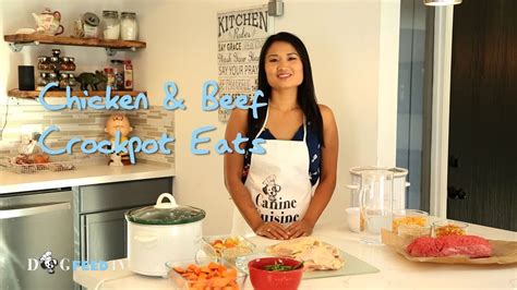 Imagine creating food tasty enough and healthy crock pot cooking is essentially custom homemade food for each individual dog. Homemade Dog Food - Crockpot Recipes! - YouTube