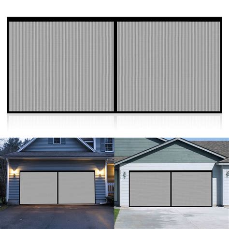 Everso 2 X 4 M Car Garage Door Screen Retractable Mosquito Mesh Insects