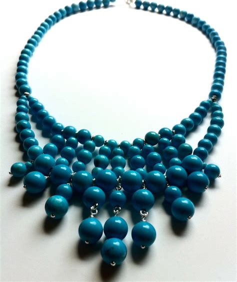 Turquoise Bib Necklace Necklace Jewels Turquoise