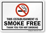 Free No Smoking Signs For Schools Pictures