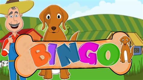 Bingo Dog Song Nursery Rhymes With Lyrics Animal Rhymes For Kids