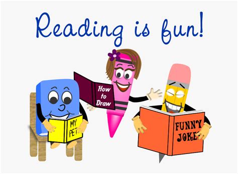 Clip Art Reading Is Fun Free Transparent Clipart Clipartkey