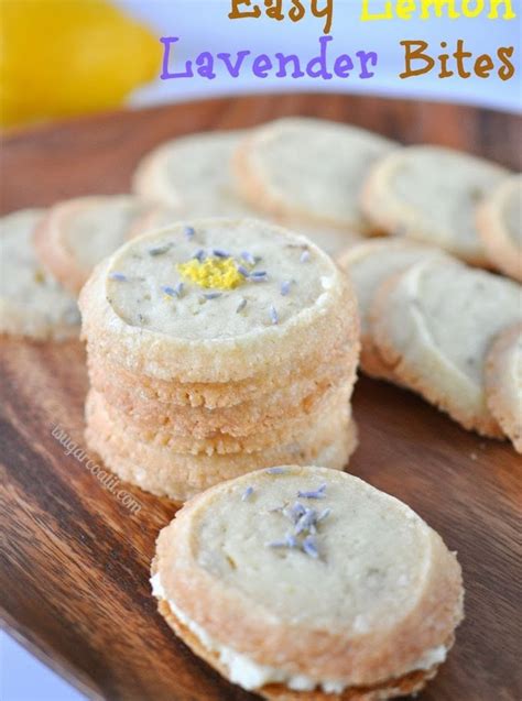 Easy Lemon Lavender Shortbread Cookies I Sugar Coat It