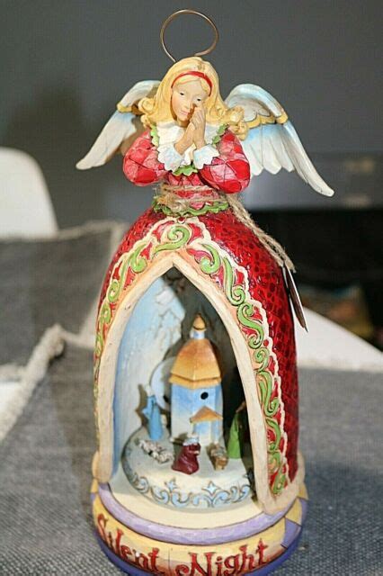 Jim Shore Heartwood Creek Silent Night Musical Angel 4006648 Nativity